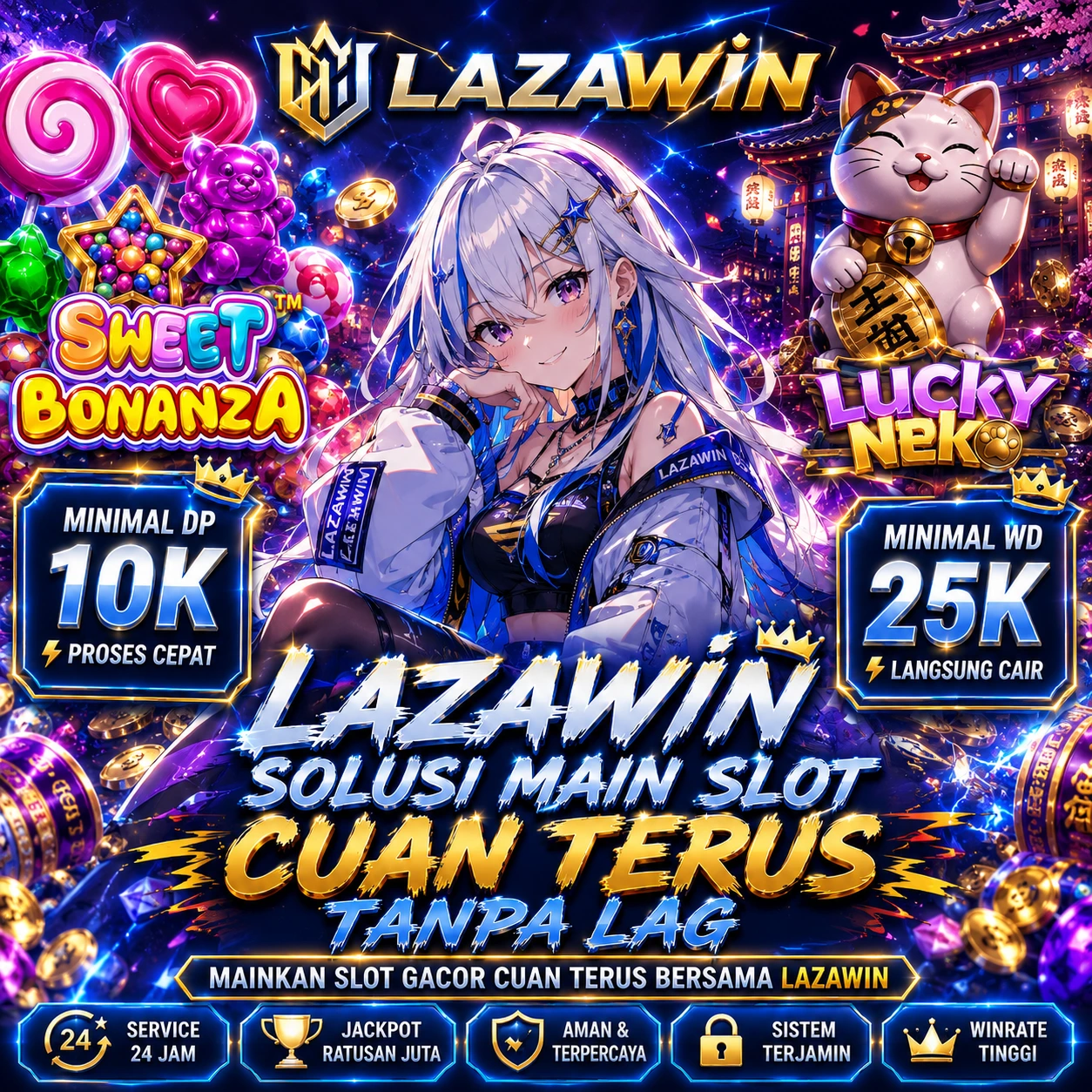 LAZAWIN Platform Slot Anti Buffering - Server Kencang Jackpot Lancar 2026